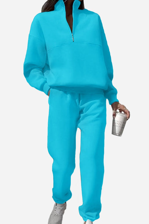 Athleisure at its Finest: Cotton-Blended Two-Piece Tracksuit - Halloween Collection