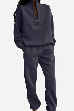 Athleisure at its Finest: Cotton-Blended Two-Piece Tracksuit - Halloween Collection