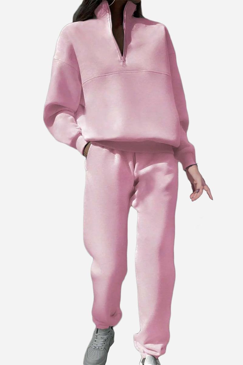 Athleisure at its Finest: Cotton-Blended Two-Piece Tracksuit - Halloween Collection
