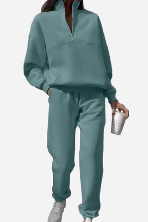 Athleisure at its Finest: Cotton-Blended Two-Piece Tracksuit - Halloween Collection