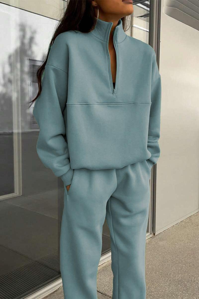Athleisure at its Finest: Cotton-Blended Two-Piece Tracksuit - Halloween Collection