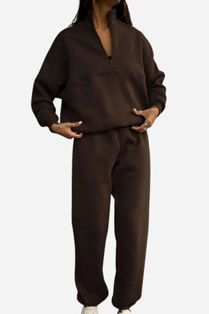 Athleisure at its Finest: Cotton-Blended Two-Piece Tracksuit - Halloween Collection