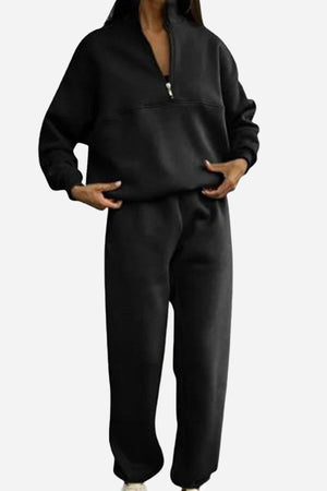 Athleisure at its Finest: Cotton-Blended Two-Piece Tracksuit - Halloween Collection