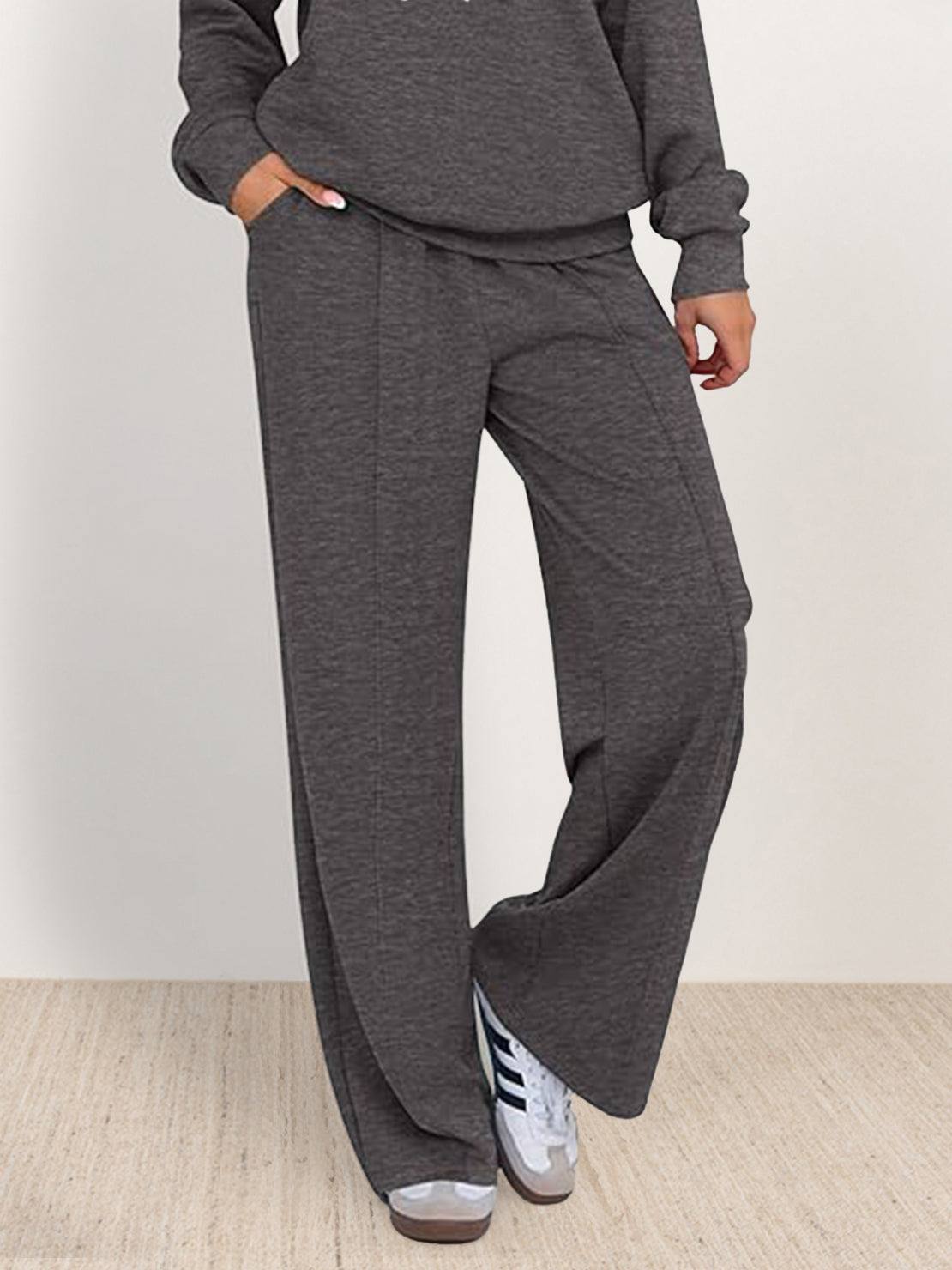 Wrinkle-free polo set with structured two-piece design and breathable fabric