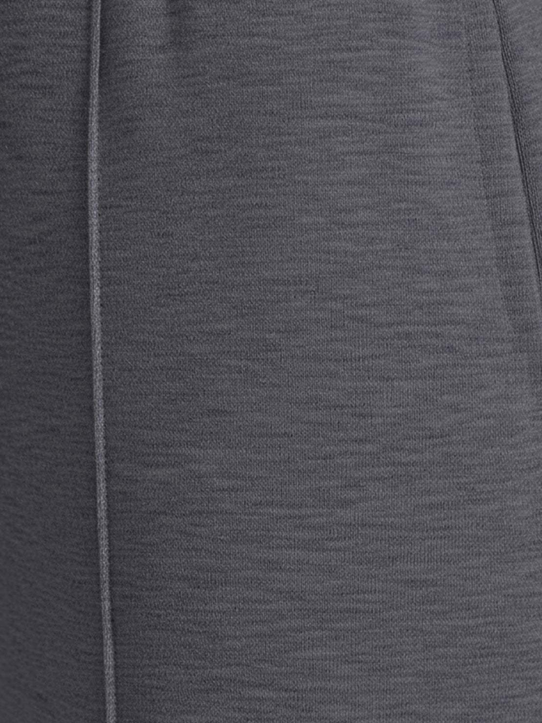 Soft knit wide-leg pants with elastic drawstring waist and side pockets in breathable fabric