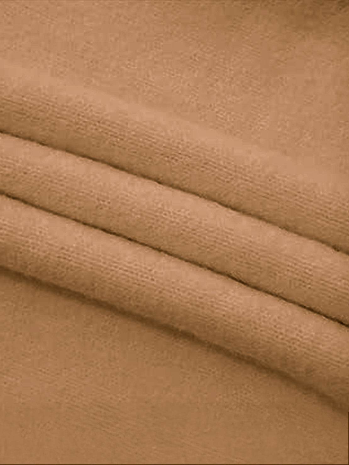 Oversized cable-knit crewneck sweater with dropped shoulders and ribbed trim