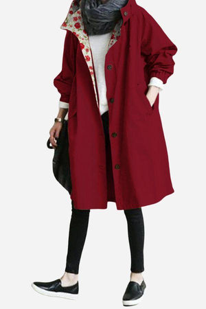 Water Resistant Oversized Hooded Windbreaker Rain Jacket - Halloween Collection