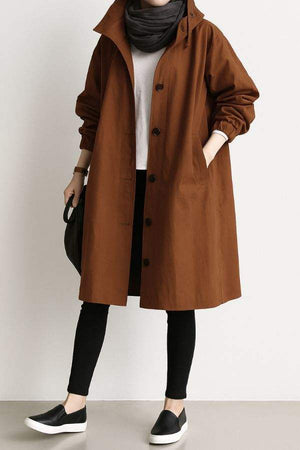 Water Resistant Oversized Hooded Windbreaker Rain Jacket - Halloween Collection