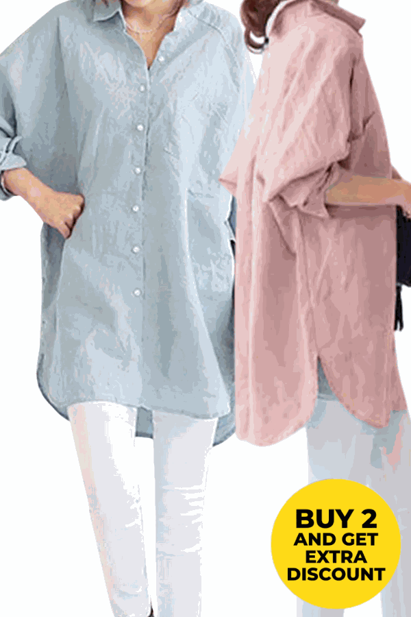 Oversized Linen Shirt