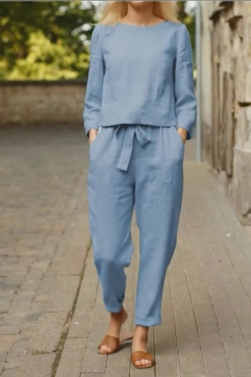 Cotton-Linen Monochrome Capsule