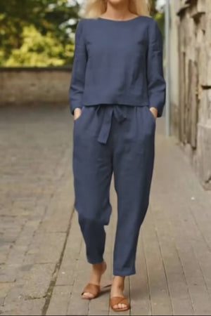 Cotton-Linen Monochrome Capsule