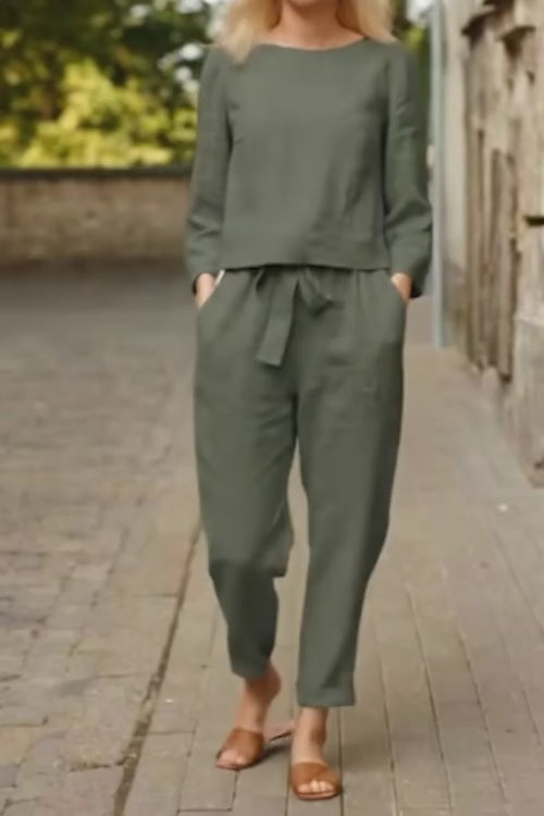 Cotton-Linen Monochrome Capsule