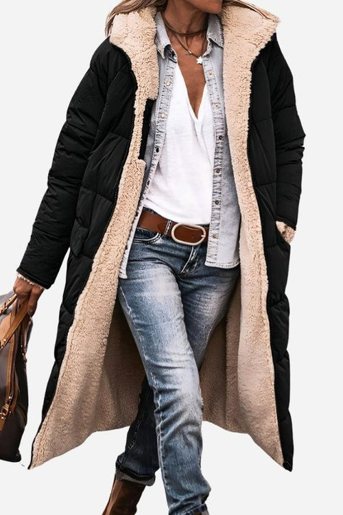 Sherpa-Lined Hooded Teddy Coat - Halloween Collection