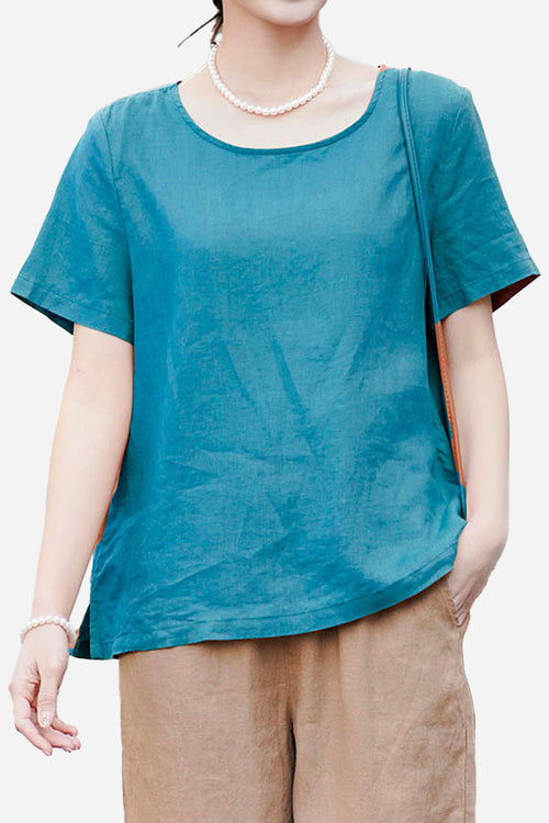 100% Pure Linen Breathable Classic Shirt