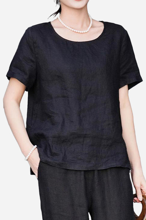 100% Pure Linen Breathable Classic Shirt