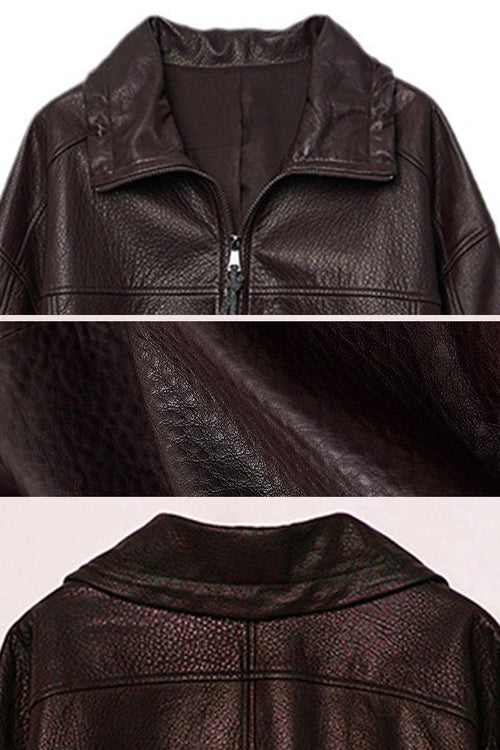 Authentic Sheepskin Leather Jacket