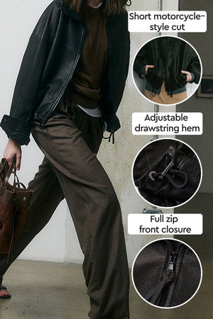 Authentic Sheepskin Leather Jacket