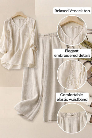 100% Cotton Linen Golden Hour Set