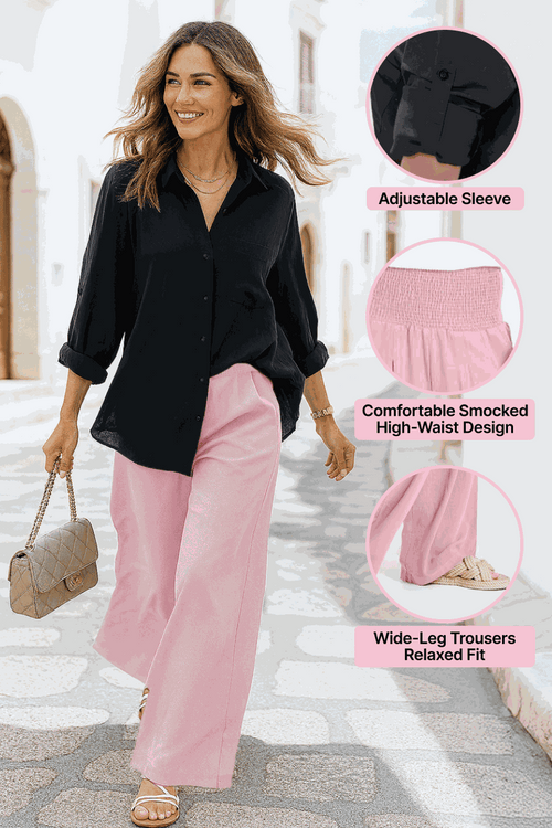Oversized Linen Leaved-IN Set Lyss