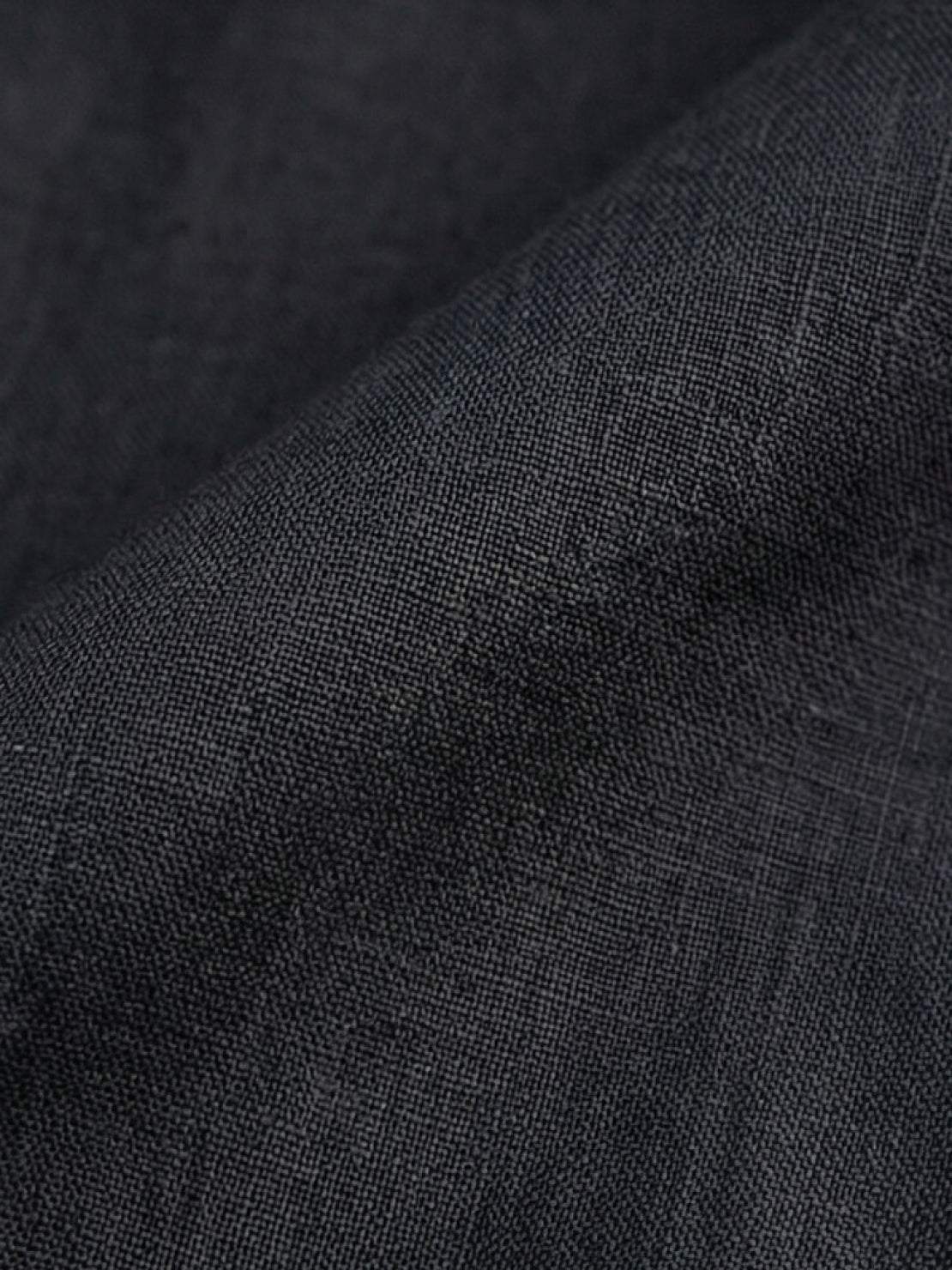 Lightweight 100% linen sheer overshirt with oversized fit and classic point collar