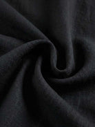 Loose fit bohemian maxi dress in breathable linen blend with long sleeves and maxi length