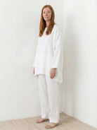 Everyday Fashion loose-fit two-piece matching set with breathable fabric and casual elegance