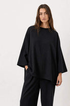 Everyday fashion loose-fit two-piece matching set with breathable fabric and casual elegant style