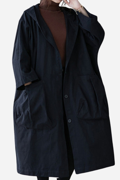 One Size Fits All Oversized Waterproof Windbreaker Jacket