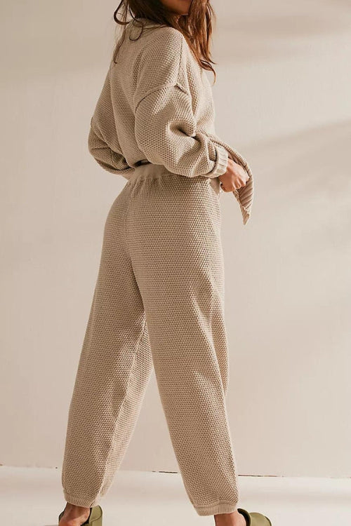 Two-Piece Knitwear Relaxed Co-Ord Set