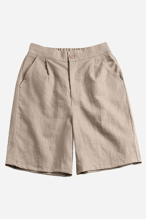 Trendy Minimalist: Bermuda Knee-Length Shorts